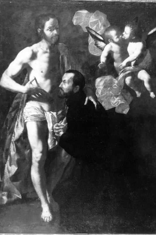 Cristo adorato da San Gaetano - pinacoteca Provinciale, Bari